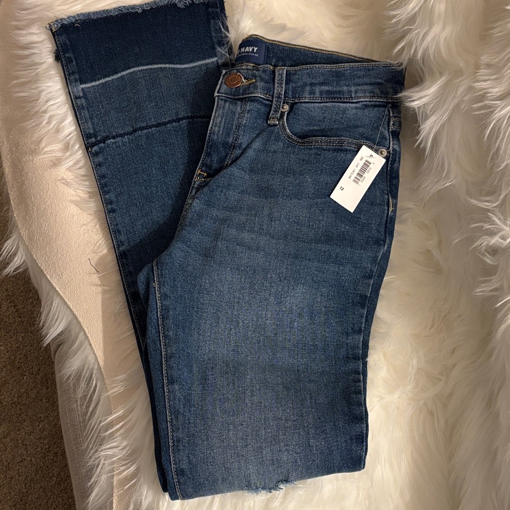 Old Navy Medium Blue Boot Cut Jeans